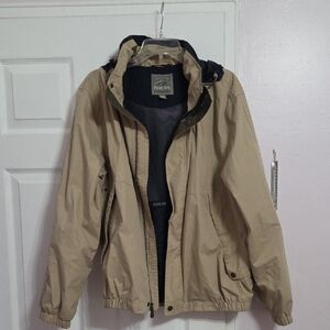 Pacific Trail Beige Windbreaker Jacket for Men
